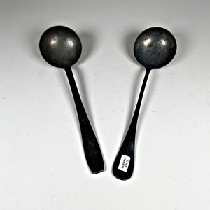 Dos Cucharones Metálicos Christofle Antiguos - imagen 2