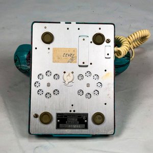 Teléfono Antiguo Esmaltado Floral Antel - imagen 5