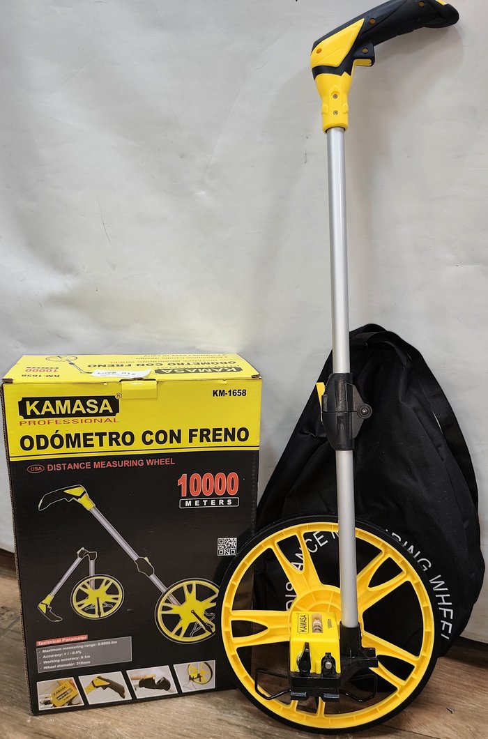 Odómetro Profesional Kamasa Plegable 10km con Bolso y Caja