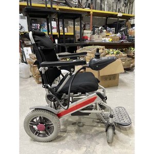Silla de Ruedas Eléctrica Plegable con Apoyabrazos - imagen 2