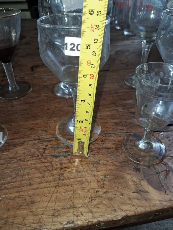 Lote de copas de vidrio para vino - imagen 2