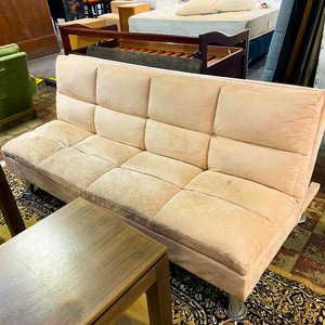Lote siguiente: Sofá Cama Beige Tipo Futón