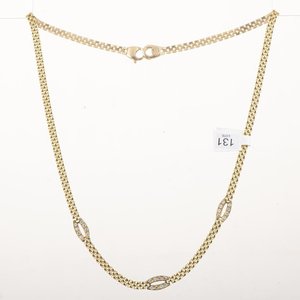 Lote siguiente: Gargantilla de Oro 18k con Circonias, Modelo Panther