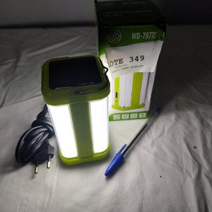Farol LED Recargable Solar y a Corriente, Nuevo en Caja - imagen 5
