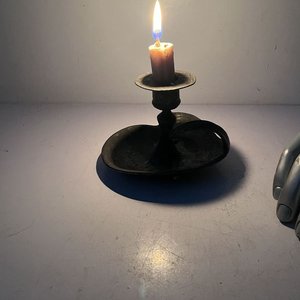 Lote anterior: Candeleros de Peltre con Vela