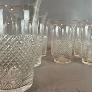 Juego de 17 Vasos de Cristal Tallado Estilo Clásico - imagen 3
