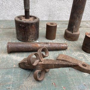 Lote de Puntas de Herrero y Hierros de Herrería para Portón - imagen 2