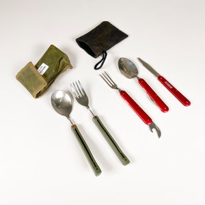 Dos Juegos de Cubiertos de Camping Plegables - imagen 2