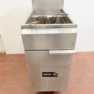 Fritador a Gas Asber Profesional de Acero Inoxidable - imagen 1