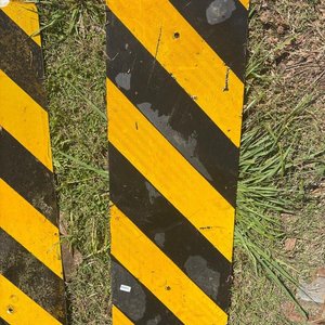 Cartel de señalización de Advertencia de Obstáculo Fijo, medidas 30 x 90 - imagen 2