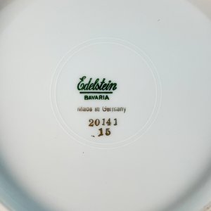 Doce Platos Hondos de Porcelana Edelstein Bavaria con Decoración de Espigas - imagen 4