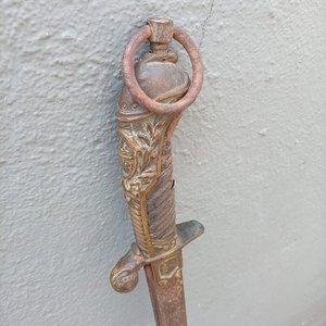 Antiguo Sable de Caballería del Ejército Uruguayo con Escudo Nacional - imagen 2