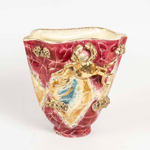 Lote anterior: Florero de Cerámica Italiana Deruta Decorado con Cangrejo - 25 cm