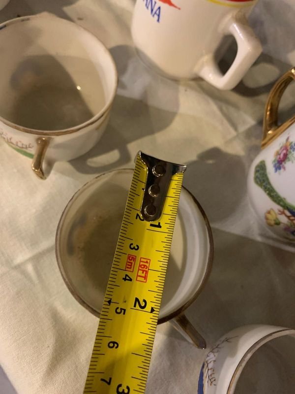 Tazas de café decorativas con patrones hand-painted - imagen 3