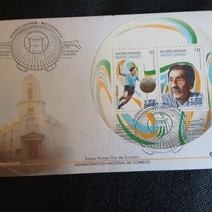 Sobre Primer Día de Emisión "Alcides Ghiggia - Maracanazo" con Foto de Época - imagen 4