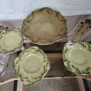 Fuente de Porcelana para Postre con Tres Platos a Juego - imagen 2