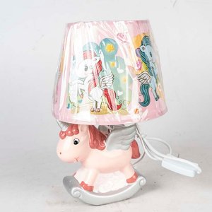 Lote siguiente: Lámpara Infantil de Cerámica con Figura de Unicornio y Pantalla Decorada