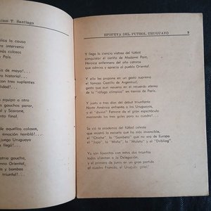 Libro "Cuaterno: Epopeya del Fútbol Uruguayo" de Máximo T. Santiago - imagen 4