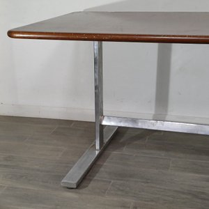 Mesa de Comedor Cedro y Cromado - Patas con Óxido y Estructura Floja - imagen 4