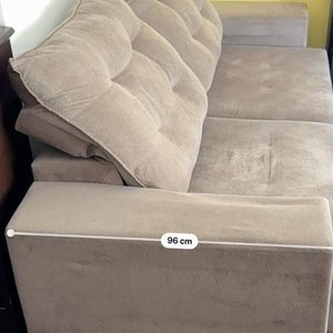 Sillón de 2 Cuerpos Reclinable con Chaise y Tela Lavable - imagen 4