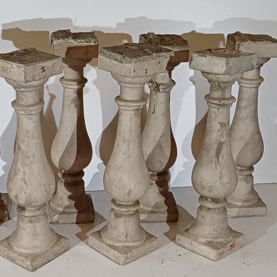 Lotes de nueve balaustras de concreto - imagen 5