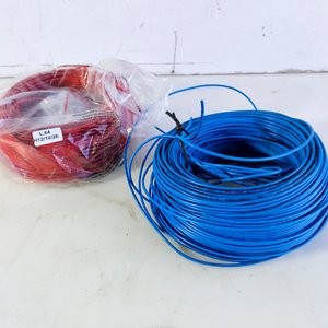 2 Rollos de Alambre de Cobre (Azul y Rojo) - 1mm - imagen 1