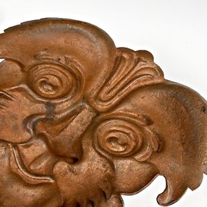 Mascarón Decorativo de Metal Estilo Antiguo - imagen 3