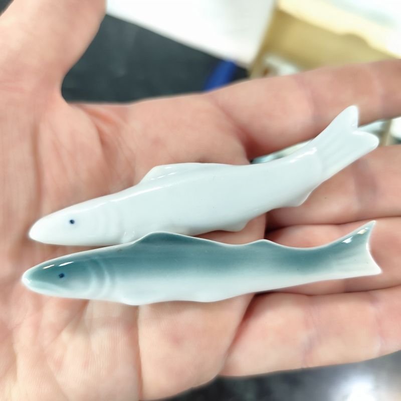 Antiguos posa cubiertos en porcelana japonesa - imagen 2