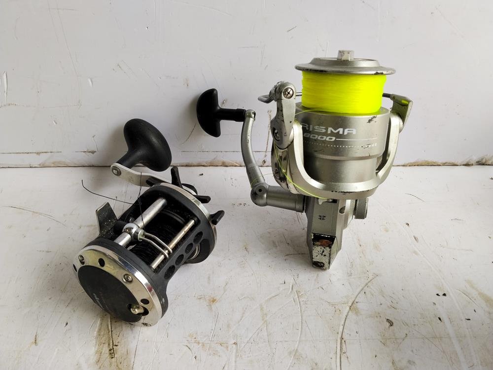 Reel Frontal Prisma 6000 y Reel Rotativo Okuma Classic Pro CLX