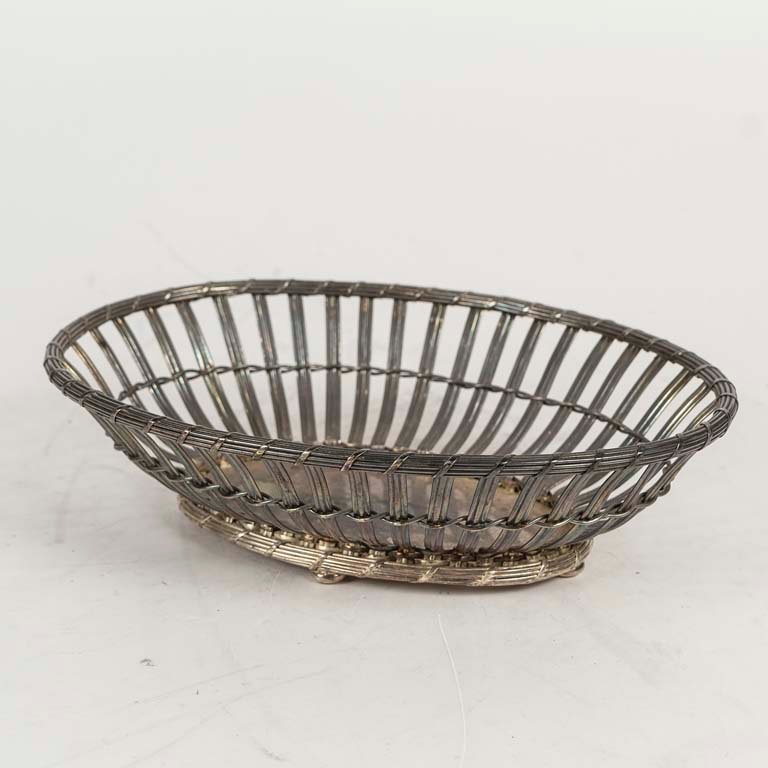 Panera Christofle Francesa Calada Plata Baño Detallado