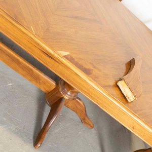 Mesa de Comedor Inglesa con 8 Sillas Estilo Chippendale - imagen 2