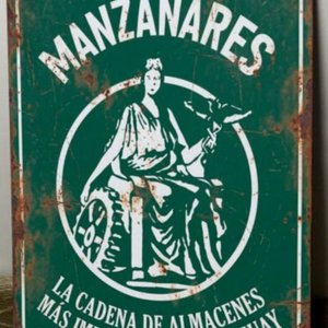 Lote anterior: Cartel Chapa Decorativo Manzanares "La Cadena de Almacenes Más Importante de Uruguay" 28x19 cm