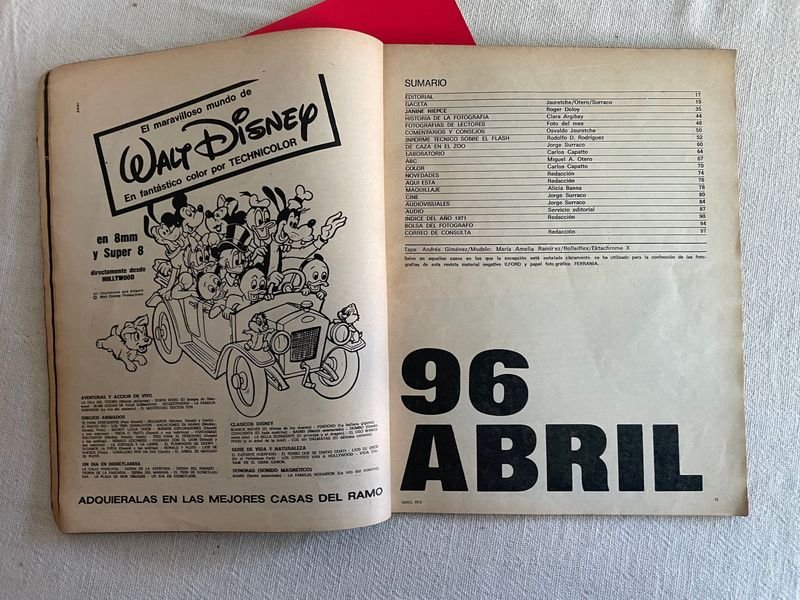 Revista "Fotografías y Cineastas de Shell" de Colección