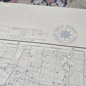 Mapa Topográfico San Gregorio de Polanco, Instituto Geográfico Militar Uruguay - imagen 3