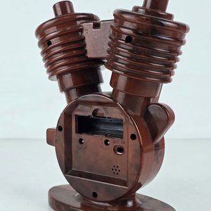 Reloj de Mesa Diseño Motor V2 y Taza de Cerámica "Goal" Motivo Fútbol - imagen 3