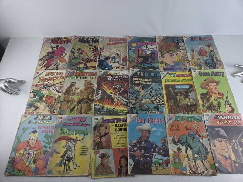 Lote siguiente: Colección de historietas de aventuras en español