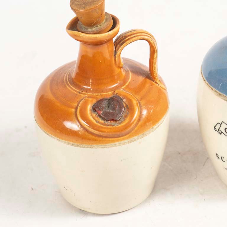 Porrones de gres Whisky Claymore y Monje - imagen 2