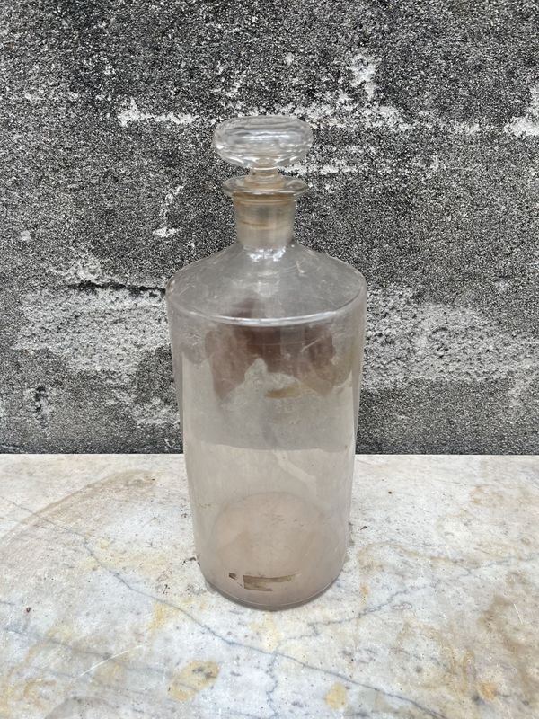 Frasco de farmacia con ácido fenico - imagen 2