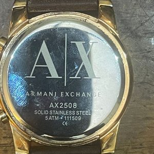 Reloj Armani Exchange AX2508 Cronógrafo Dorado y Azul para Hombre - imagen 6