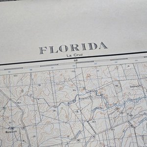 Lote anterior: Mapa Topográfico de Florida, Uruguay - Instituto Geográfico Militar