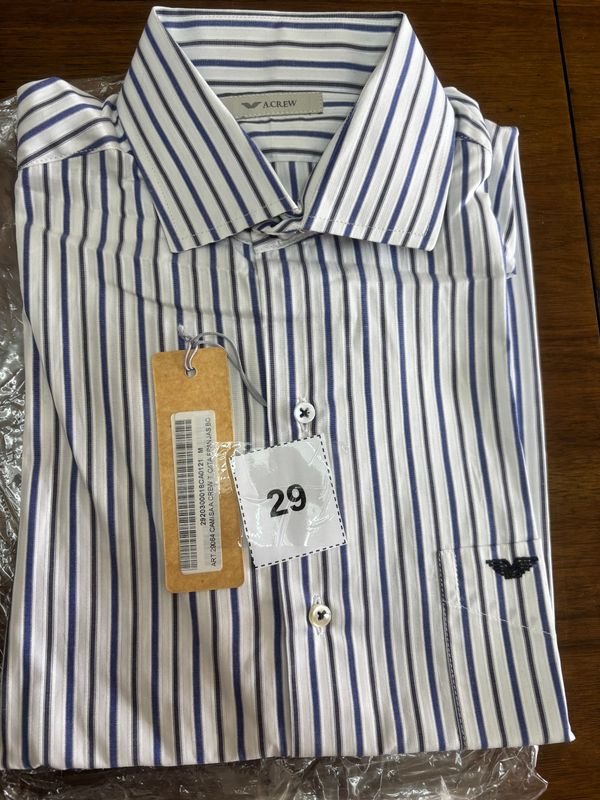 Camisa A.Crew Rayada Talle M Nueva