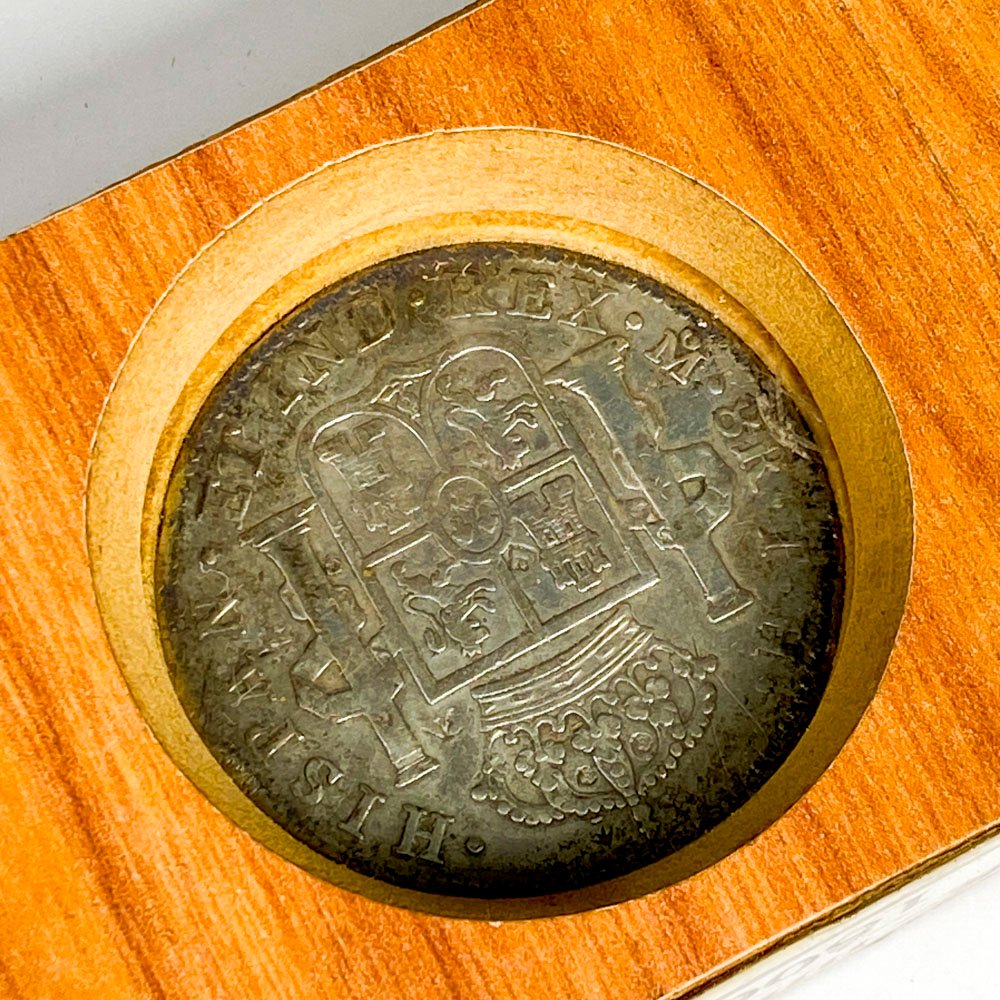 Moneda de plata Ferdnd 1792 - Coin de plata con fecha 1792 - imagen 3