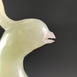 Figura de Ave en Jade, 27cm de Alto - imagen 5