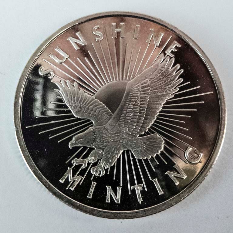 Moneda de Plata 1 Onza Sunshine Minting USA