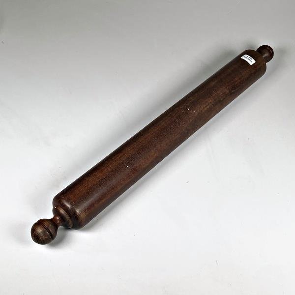 Palote de Amasar Vintage de Madera Oscura - 58 cm
