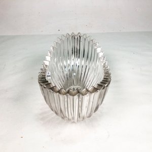 Centro de Mesa Ovalado de Cristal Estriado - imagen 4