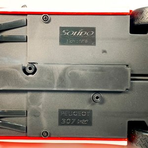 Maqueta Solido Peugeot 307 WRC 11 Rally Marcus Gronholm Rojo Escala 1:18 - imagen 3