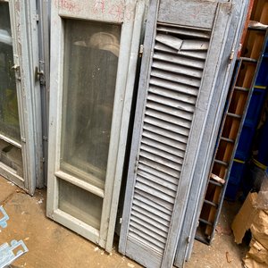 Lote de 10 Hojas de Ventana y Postigos de Madera Celosía - imagen 4