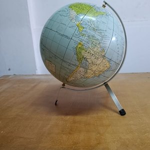 Globo Terráqueo Vintage Inflable de Mediados de Siglo XX - imagen 3