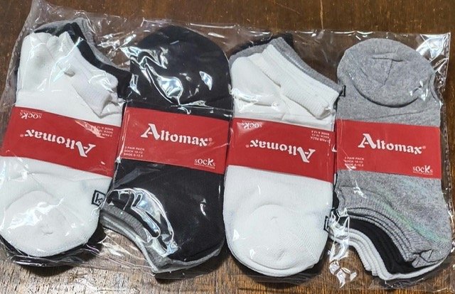 Pack de 12 Pares de Soquetes para Adulto Marca Altomax